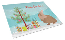 Load image into Gallery viewer, Lionhead Rabbit Christmas Glass Cutting Boards – Durable, Decorative Kitchen Art Large BB9327LCB