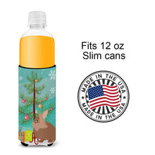Load image into Gallery viewer, Lionhead Rabbit Christmas   Hugger for slim cans BB9327MUK