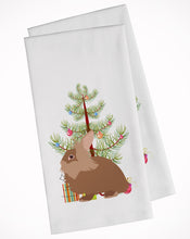 Load image into Gallery viewer, Lionhead Rabbit Christmas Kitchen Towels – Set of 2 - Decorative &amp; Absorbent Cotton | BB9327WTKT