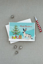 Load image into Gallery viewer, English Spot Rabbit Christmas Greeting Cards -  Blank Note Cards – 8-Pack of Artist-Designed Cards with Envelopes