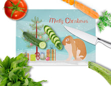 Load image into Gallery viewer, English Lop Rabbit Christmas Glass Cutting Boards – Durable, Decorative Kitchen Art Large BB9329LCB