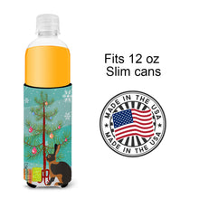 Load image into Gallery viewer, Tan Rabbit Christmas   Hugger for slim cans BB9330MUK