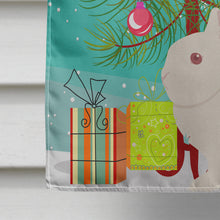 Load image into Gallery viewer, Hermelin Rabbit Christmas Flag Canvas House Size BB9331CHF