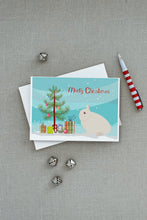 Load image into Gallery viewer, Hermelin Rabbit Christmas Greeting Cards -  Blank Note Cards – 8-Pack of Artist-Designed Cards with Envelopes