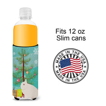 Load image into Gallery viewer, Hermelin Rabbit Christmas   Hugger for slim cans BB9331MUK