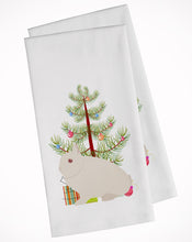Load image into Gallery viewer, Hermelin Rabbit Christmas Kitchen Towels – Set of 2 - Decorative &amp; Absorbent Cotton | BB9331WTKT