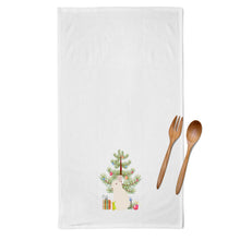 Load image into Gallery viewer, New Zealand White Rabbit Christmas Kitchen Towels – Set of 2 - Decorative &amp; Absorbent Cotton | BB9332WTKT