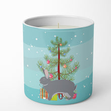 Load image into Gallery viewer, Giant Chinchilla Rabbit Christmas 10 oz Decorative Soy Candle