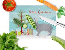 Load image into Gallery viewer, Giant Chinchilla Rabbit Christmas Glass Cutting Boards – Durable, Decorative Kitchen Art Large BB9333LCB