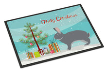 Load image into Gallery viewer, Giant Chinchilla Rabbit Christmas Doormat - 18x27 Decorative Floor Mat – Indoor/Outdoor Rug with Artistic Flair BB9333MAT