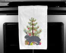 Load image into Gallery viewer, Giant Chinchilla Rabbit Christmas Kitchen Towels – Set of 2 - Decorative &amp; Absorbent Cotton | BB9333WTKT