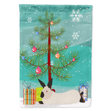 Load image into Gallery viewer, California White Rabbit Christmas Flag Canvas House Size BB9334CHF