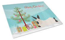 Load image into Gallery viewer, California White Rabbit Christmas Glass Cutting Boards – Durable, Decorative Kitchen Art Large BB9334LCB