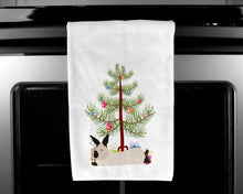 Load image into Gallery viewer, California White Rabbit Christmas Kitchen Towels – Set of 2 - Decorative &amp; Absorbent Cotton | BB9334WTKT