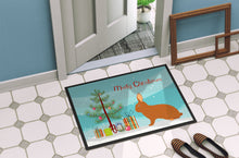Load image into Gallery viewer, Rex Rabbit Christmas Doormat - 18x27 Decorative Floor Mat – Indoor/Outdoor Rug with Artistic Flair BB9336MAT