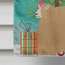 Load image into Gallery viewer, Lincoln Longwool Sheep Christmas Flag Canvas House Size BB9338CHF