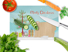 Load image into Gallery viewer, Lincoln Longwool Sheep Christmas Glass Cutting Boards – Durable, Decorative Kitchen Art Large BB9338LCB