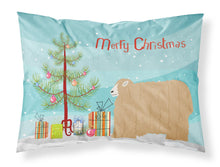 Load image into Gallery viewer, Lincoln Longwool Sheep Christmas Fabric Standard Pillowcase – Artistic Decorative Front, White Back BB9338PILLOWCASE