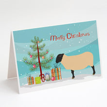 Load image into Gallery viewer, Suffolk Sheep Christmas Greeting Cards -  Blank Note Cards – 8-Pack of Artist-Designed Cards with Envelopes
