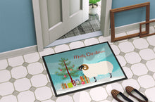 Load image into Gallery viewer, Scottish Blackface Sheep Christmas Doormat - 18x27 Decorative Floor Mat – Indoor/Outdoor Rug with Artistic Flair BB9340MAT