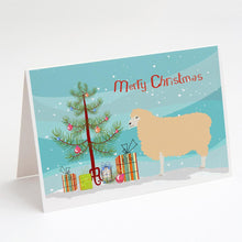 Load image into Gallery viewer, English Leicester Longwool Sheep Christmas Greeting Cards -  Blank Note Cards – 8-Pack of Artist-Designed Cards with Envelopes