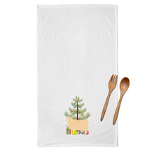 Load image into Gallery viewer, English Leicester Longwool Sheep Christmas Kitchen Towels – Set of 2 - Decorative &amp; Absorbent Cotton | BB9341WTKT