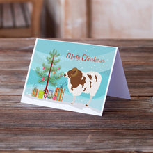 Load image into Gallery viewer, Jacob Sheep Christmas Greeting Cards -  Blank Note Cards – 8-Pack of Artist-Designed Cards with Envelopes