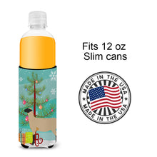 Load image into Gallery viewer, Hampshire Down Sheep Christmas   Hugger for slim cans BB9343MUK