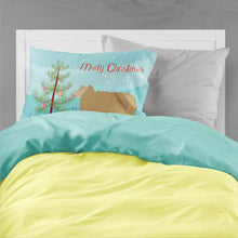 Load image into Gallery viewer, East Friesian Sheep Christmas Fabric Standard Pillowcase – Artistic Decorative Front, White Back BB9344PILLOWCASE
