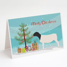 Load image into Gallery viewer, Dorper Sheep Christmas Greeting Cards -  Blank Note Cards – 8-Pack of Artist-Designed Cards with Envelopes