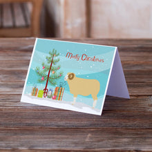 Load image into Gallery viewer, Horned Dorset Sheep Christmas Greeting Cards -  Blank Note Cards – 8-Pack of Artist-Designed Cards with Envelopes