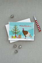 Load image into Gallery viewer, Bourbon Red Turkey Hen Christmas Greeting Cards -  Blank Note Cards – 8-Pack of Artist-Designed Cards with Envelopes