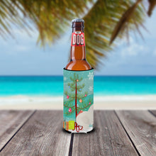 Load image into Gallery viewer, White Holland Turkey Christmas   Hugger for slim cans BB9350MUK