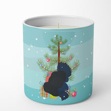 Load image into Gallery viewer, Norfolk Black Turkey Christmas 10 oz Decorative Soy Candle