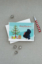 Load image into Gallery viewer, Norfolk Black Turkey Christmas Greeting Cards -  Blank Note Cards – 8-Pack of Artist-Designed Cards with Envelopes