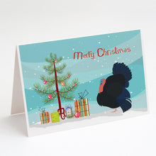 Load image into Gallery viewer, Norfolk Black Turkey Christmas Greeting Cards -  Blank Note Cards – 8-Pack of Artist-Designed Cards with Envelopes