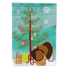 Load image into Gallery viewer, Bronze Turkey Christmas Flag Canvas House Size BB9353CHF