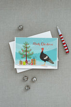 Load image into Gallery viewer, Marragansett Turkey Christmas Greeting Cards -  Blank Note Cards – 8-Pack of Artist-Designed Cards with Envelopes