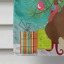 Load image into Gallery viewer, French Turkey Dindon Christmas Flag Canvas House Size BB9357CHF