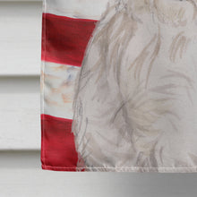 Load image into Gallery viewer, Westie Patriotic Flag Canvas House Size BB9359CHF