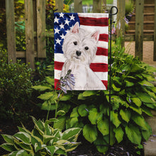 Load image into Gallery viewer, Westie Patriotic Garden Flag - Outdoor Decorative Yard Flag BB9359GF