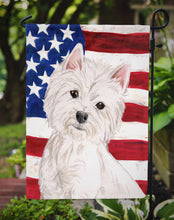 Load image into Gallery viewer, Westie Patriotic Garden Flag - Outdoor Decorative Yard Flag BB9359GF