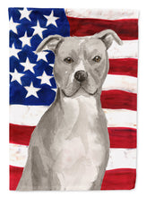 Load image into Gallery viewer, Staffordshire Bull Terrier Patriotic Garden Flag - Outdoor Decorative Yard Flag BB9360GF