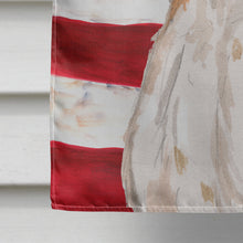 Load image into Gallery viewer, Brittany Spaniel Patriotic Flag Canvas House Size BB9364CHF