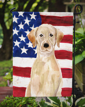 Load image into Gallery viewer, Yellow Labrador Patriotic Garden Flag - Outdoor Decorative Yard Flag BB9366GF