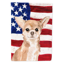Load image into Gallery viewer, Chihuahua Patriotic Flag Canvas House Size BB9376CHF