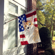 Load image into Gallery viewer, Corgi Patriotic Flag Canvas House Size BB9379CHF