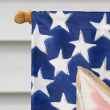 Load image into Gallery viewer, Corgi Patriotic Flag Canvas House Size BB9379CHF