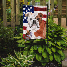 Load image into Gallery viewer, English Bulldog Patriotic Garden Flag - Outdoor Decorative Yard Flag BB9381GF