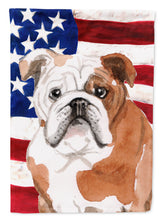 Load image into Gallery viewer, English Bulldog Patriotic Garden Flag - Outdoor Decorative Yard Flag BB9381GF